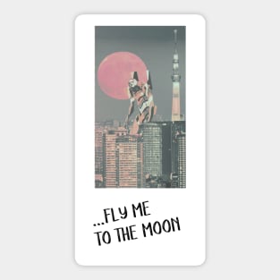 Fly me to the moon Sticker